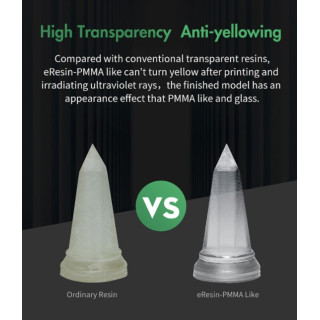 eSUN Resin PMMA Transparent Clear Bottle DLP MSLA LCD 3D Printer